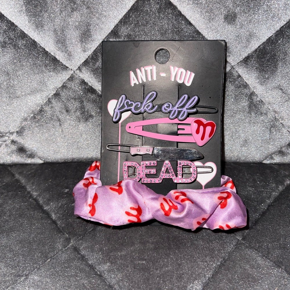 Hot topic anti - you hair accessories